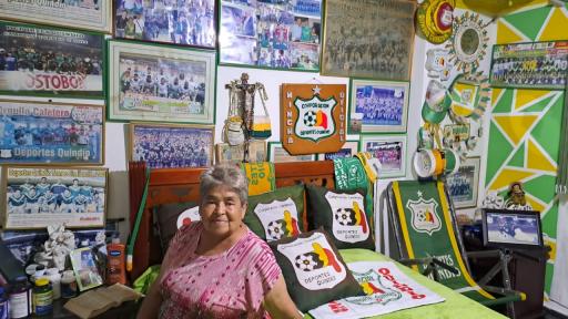 Doña Fanny Valencia y su amor por el Deportes Quindío 