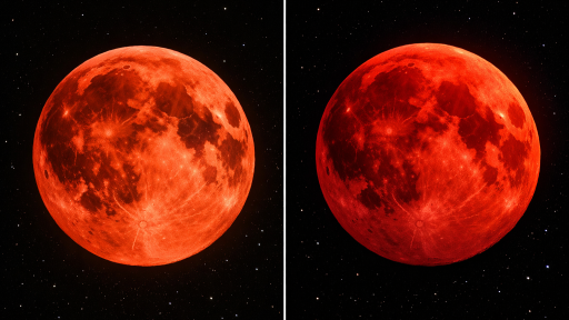 Representación gráfica del Eclipse Lunar 2026