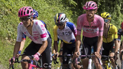 Egan Bernal es cuarto en el Giro de Italia 2026 tras la primera jornada de descanso