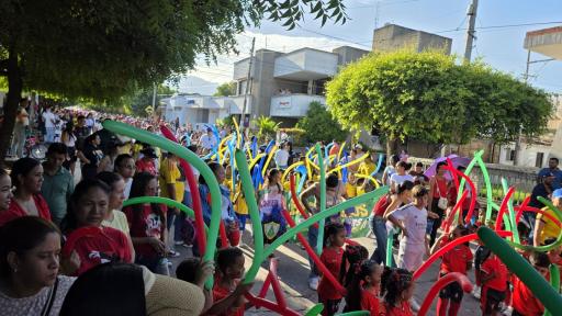 El Mundial se vivió en las calles de Agustín Codazzi de la mano de los niños y niñas