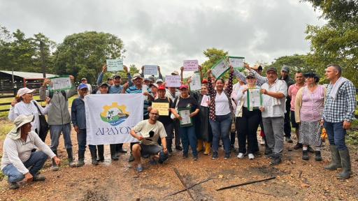 Entrega de tierras en Antioquia: Entrega de tierras