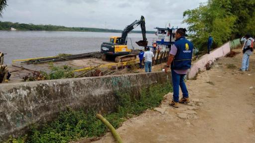  calamidad pública en Puerto Wilches para atender caída de un muro de contención