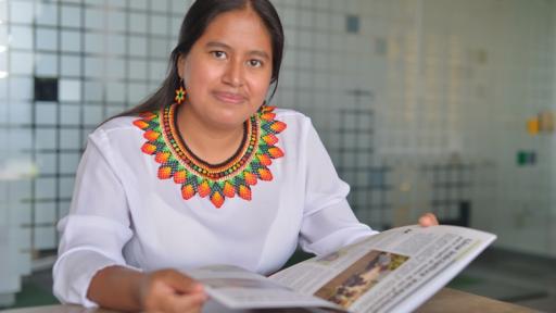 La primera mujer Inga que logra un postgrado y una maestría 