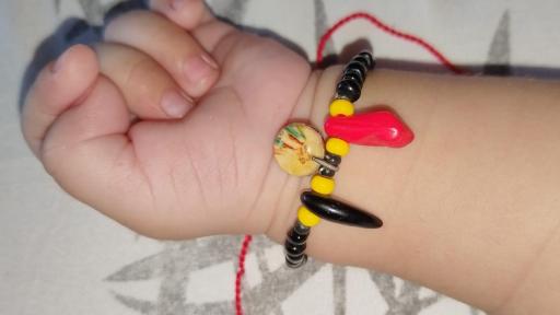 Manilla de azabache: amuleto protección mal de ojo | tradición ancestral