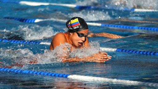 Suramericanos Juveniles en Argentina: Stefanía Gómez ganó oro en natación