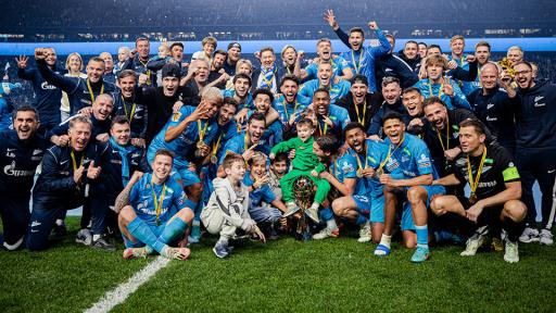 Wilmar Barrios se proclama campeón con el Zenit