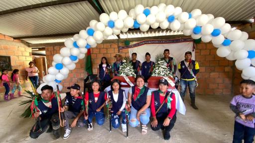 Familias Nasa Yuwe en Mesetas reciben cuerpos de sus seres queridos desaparecidos