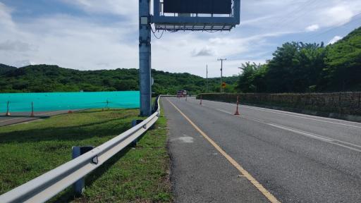 Colapsó un tramo de la Vía al Mar en sentido Cartagena - Barranquilla