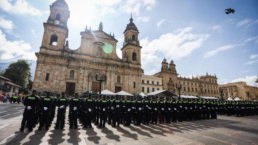 Seguridad en Bogotá: 1.400 nuevo policías reforzarán Transmilenio