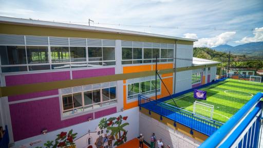Gobierno nacional entrega colegio en Cañasgordas, Antioquia