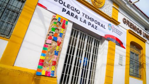 Colegio temporal para la paz en Cúcuta