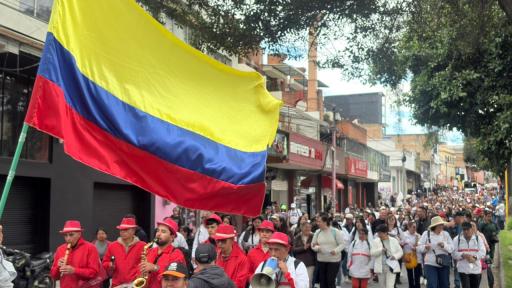 Salario Mínimo Vital: Pasto marchó en apoyo a Gustavo Petro