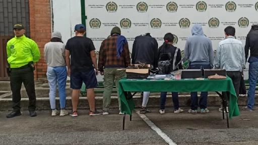 Integrantes de la Primera línea en Bucaramanga 