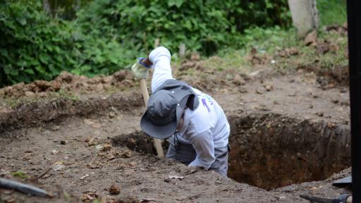 Recuperación de cuerpos en Toledo
