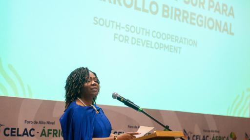 Francia Márquez propone ruta comercial entre Colombia y Ghana en Foro CELAC-África