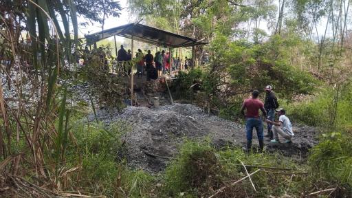 En norte del Cauca continúan operaciones de rescate de siete mineros