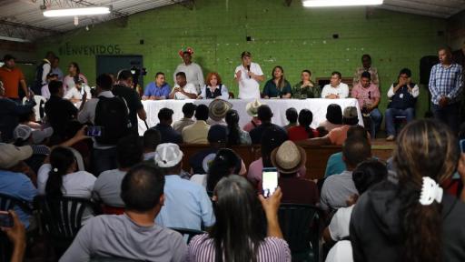 Acuerdos entre el Gobierno y la comunidad en Cauca 2024