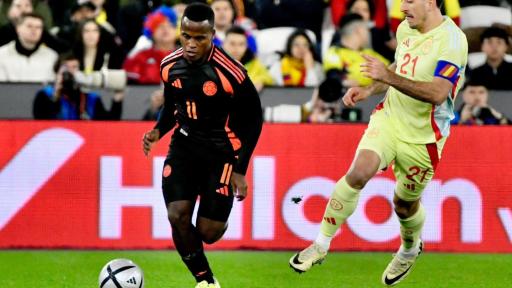 La Selección Colombia le ganó a España en partido amistoso