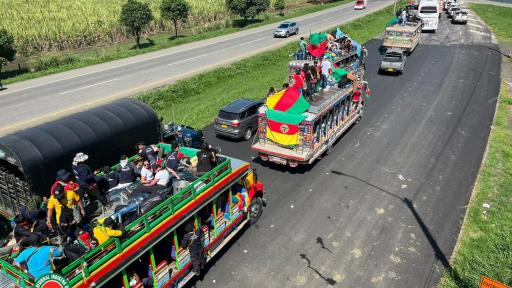  Movilización nacional CRIC tras hundimiento de reforma laboral 