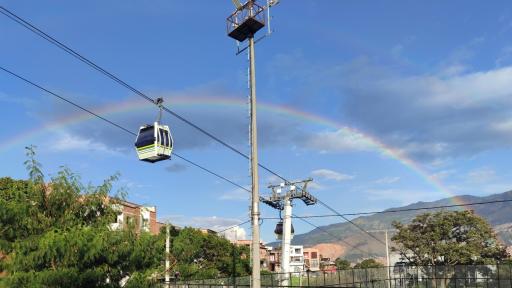 Una línea del Metrocable de Medellín suspenderá temporalmente operaciones