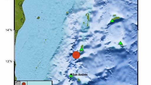Sismo de 4.9 sacudió San Andrés y Providencia