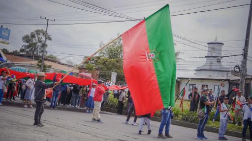 Indígenas llegan a Bogotá para las marchas del 1 de mayo
