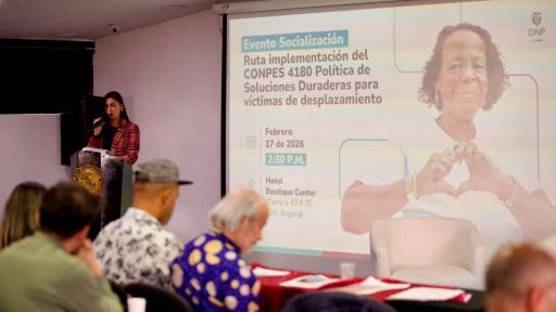 Gobierno presentó Conpes 4180 para víctimas de desplazamiento