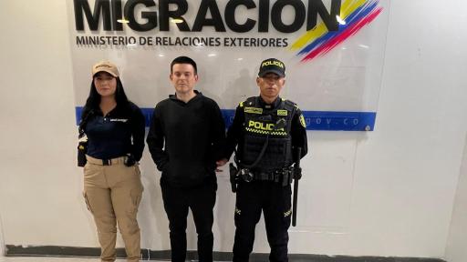 Alejandro Lyons llegó deportado a Colombia y fue capturado 