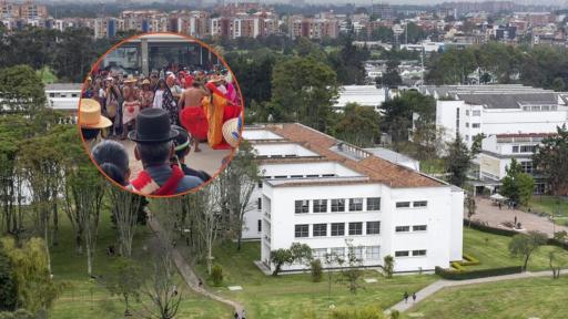 Estudiante cuenta un día de clases con la Minga en la Nacional