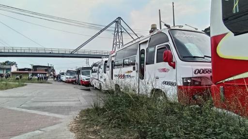 Villavicencio: protesta de transporte urbano colectivo afecta movilidad
