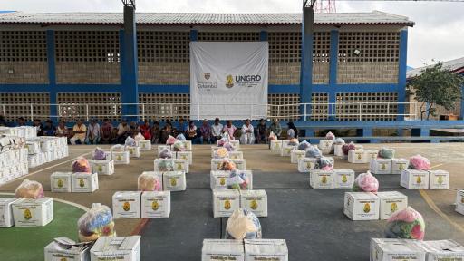La UNGRD entregó ayudas humanitarias en la Guajira 