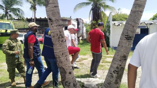 Huracán Beryl inundaciones en San Andrés 