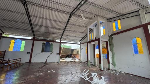 Daños por sismo en Paratebueno