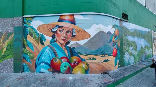 Mural en Santander en tributo a las mujeres y a la tierra