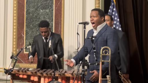 Mauro Castillo presentación en la Casa Blanca: Mes de la Herencia Afroamericana