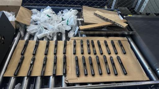 Incautación armas Aeropuerto El Dorado