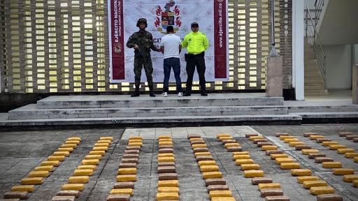 Incautación pasta base de cocaína en Putumayo
