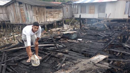 Incendio destruyó 15 viviendas en el barrio El Bajito de Tumaco