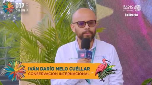 Ivan Dario Melo, ONG Conservación Internacional.