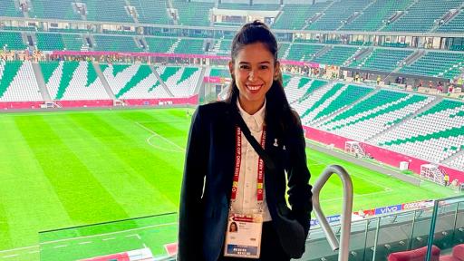 Jenny Ninck, colombiana que trabaja en FIFA 