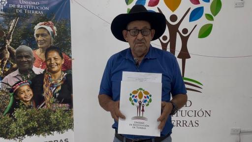 José Baudilio Montenegro restitución de tierras Meta