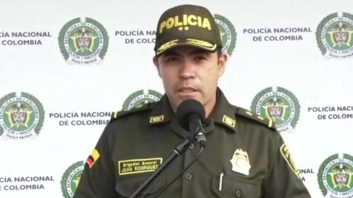 Renuncia comandante de la Policía de Cali, general Juan Carlos Rodríguez 