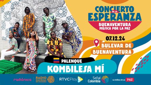 Kombilesa Mi, en el concierto de la Esperanza 
