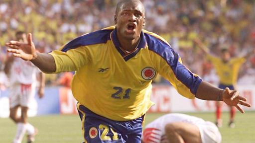 Léider Preciado marcó el único gol de Colombia en el mundial Francia 98