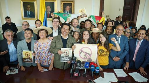 Gobierno radica proyecto antifracking mensaje urgencia