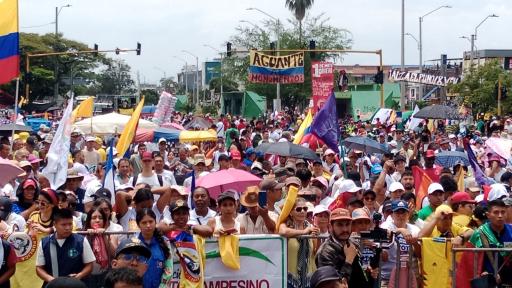 Más de 50 mil caleños se movilizaron en el Día Internacional del Trabajo en una jornada pacífica
