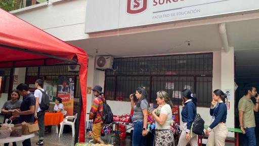 Mercado campesino en Universidad Surcolombiana en Neiva 