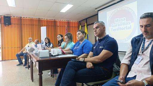Mesa de Garantías Territorial en el Tolima