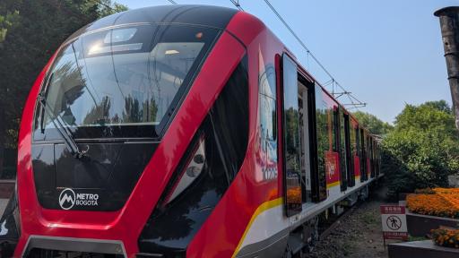 Metro de Bogotá: China entrega los dos primeros trenes de la primera línea