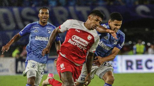 Suspenden clásicos entre Millonarios y Santa Fe por disturbios en el Movistar Arena